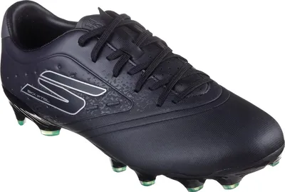 Produktbild von Skechers - Herren Fußballschuhe mit festem Boden "Razor 1.5 Academy" FS11837 (44,5 EU) (Schwarz/Silber)