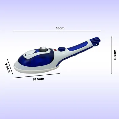 Produktbild von Tragbares Dampfbügeleisen für Kleidung - Handheld-Reisebügeleisen - 2-in-1 - 2000 W - 220 V - Keramiksohle - Schnelle Aufheizung - Kompakt