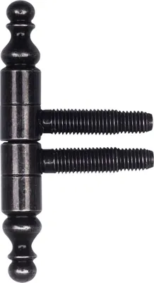 Produktbild von SFS Einbohrband mit Zierkopf Türband 3-Gewindebolzen ø 13mm Stahl schwarz antik