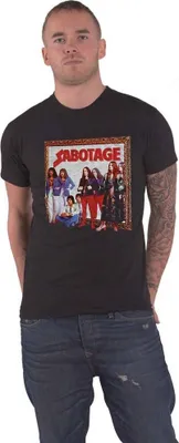 Immagine prodotto di Black Sabbath - Maglietta "Sabotage" per uomo/donna Unisex RO1443 (S) (Nero)