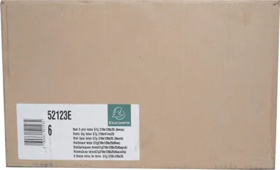 Image de Exacompta 6x Bobine Télex 210x120 mm 3 plis 57g/m2 Blanc 52123E