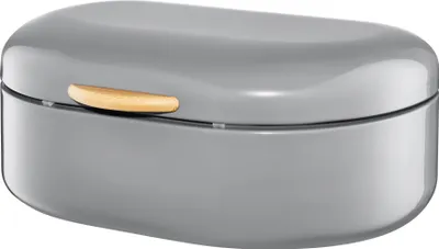 Produktbild von Brotkasten Brotkorb Brotbox Brotkiste Brotbehälter Edelstahl AMBITION Grau