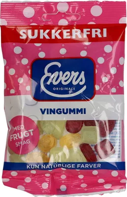 Produktbild von Evers Vingummi zuckerfrei 70g