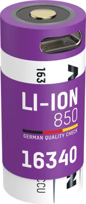 Produktbild von ANSMANN Li-Ion Akku16340 Lithium Accu wiederaufladbar CR123A USB-C Eingang