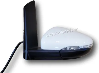 Produktbild von Außenspiegel Spiegel links elektrisch für Für VW TOURAN 1T3 2010 - 2015 weiss LB9A