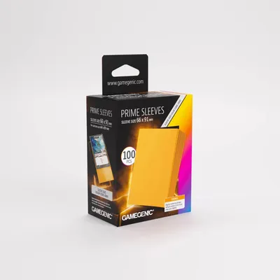 Produktbild von Gamegenic - Prime Sleeves 66x91mm (100 Sleeves)