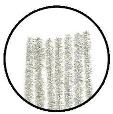 Produktbild von silberne Plüschdrähte 30cm 40Stk | DPK-02