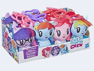 Produktbild von Mein kl Pony Cuties Plüsch Clips sortiert