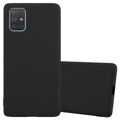 Immagine prodotto di Cadorabo custodia per Samsung Galaxy A71 5G custodia protettiva in nero custodia per telefono cellulare TPU silicone custodia cover
