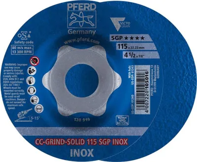 Produktbild von PFERD 64189125, 12,5 cm, 2,22 cm, 12200 RPM, 10 Stück(e)