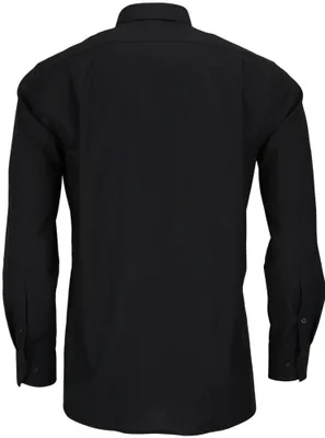 Produktbild von Marvelis - Modern Fit - Herren Langarm Hemd, (470064), Größe:40, Farbe:schwarz (68)