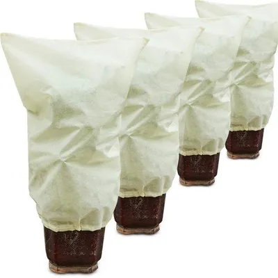 Image de Toile de protection hivernale 50 g/m² 60 x 80 cm, beige, pour plantes