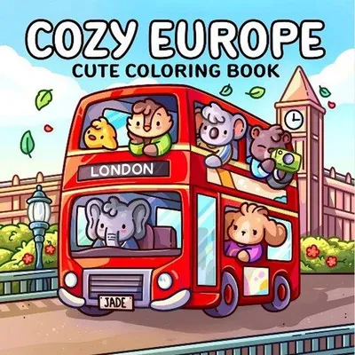 Immagine prodotto di Libro da colorare "Europa Accogliente" per adulti e adolescenti – momenti dolci e rilassanti – Libro da colorare con illustrazioni carine – Edizione tascabile – 29 marzo 2026