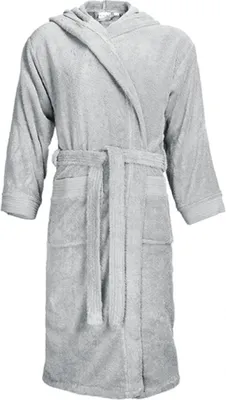 Produktbild von The One Towelling® T1-BH | Bathrobe Hooded - Bademantel - Farbe: Silver Grey - Größe: L/XL