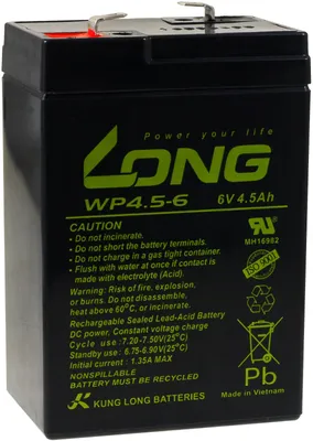 Image de KungLong batterie plomb WP4.5-6