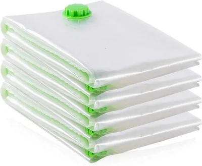 Produktbild von Vakuumverpackungen Extra groß - 4 Stück - 130 x 100 cm - für Kleidung und Bettwäsche