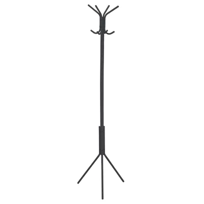 Produktbild von Kleiderständer Garderobenständer ARIST Standgarderobe Kleiderstange aus Metall mit 8 Kleiderhaken, grau lackiert
