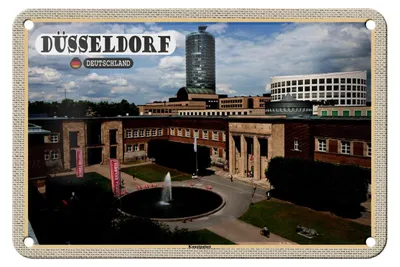 Produktbild von Blechschild Städte Düsseldorf Königsallee Altstadt 18x12cm Dekoration