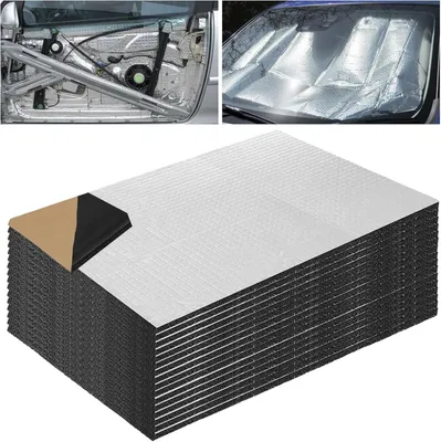 Imagen del producto de Paneles aislantes autoadhesivos, 15 unidades, 250x180 mm, 5 mm de grosor, para aislamiento acústico