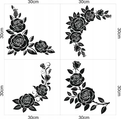 Produktbild von szablon-studio Schablone 30x30 cm für Scrapbooking und Decoupage