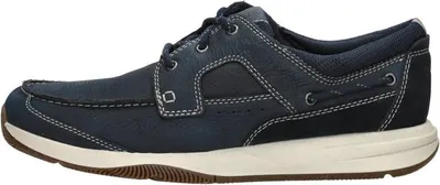 Image de Clarks Sailview Lace Bootschoen - blauw - Maat 7.5
