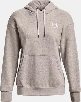 Produktbild von Under Armour Essential Fleece Hoodie-Grau 1373033-592__SM