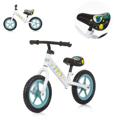 Immagine prodotto di Chipolino balance bike Zippy 12 pollici sedile regolabile in altezza, maniglie antiscivolo blu