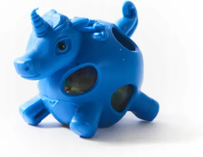 Produktbild von Einhorn Anti-Stress Ball - Gummi Squishy Spielzeug zum Kneten & Relaxen Kinder
