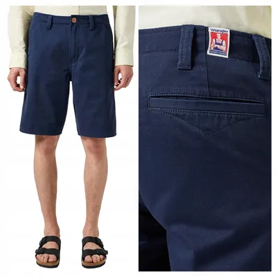 Immagine prodotto di Wrangler | Pantaloncini chino modello Casey, taglia W30, pantaloni corti da uomo in tessuto