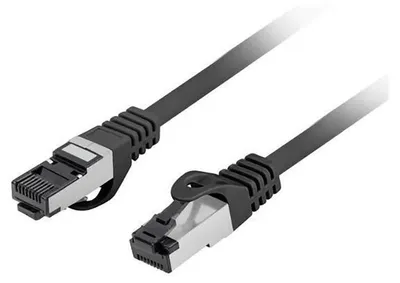 Zdjęcie produktu dla Lanberg PCF8-10CU-0050-BK, 0,5 m, Cat8.1, S/FTP (S-STP), RJ-45, RJ-45, Czarny