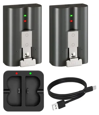 Productafbeelding van 6800 mAh reservebatterij met laadstation voor ringcamera