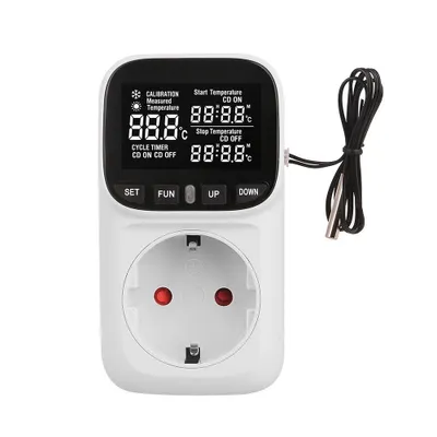 Produktbild von Temperaturregler Steckdose | Digitalanzeige | 50cm Sensorkabel | 230V
