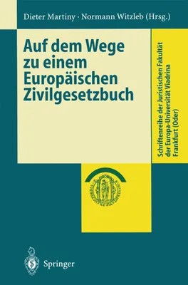 Produktbild von Auf dem Wege zu einem Europäischen Zivilgesetzbuch