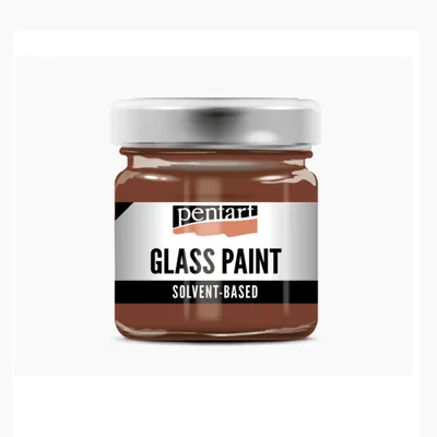 Produktbild von PENTART Glasmalfarbe lösemittelhaltig, 30 ml, Braun