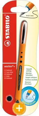Produktbild von Tintenroller - STABILO worker+ - medium - Einzelstift - schwarz