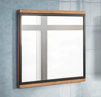 Produktbild von Spiegel 68x68cm 'Timbero' Eiche massiv