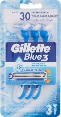 Produktbild von Gillette Blue 3 Cool jednorázové holítko 3 ks M