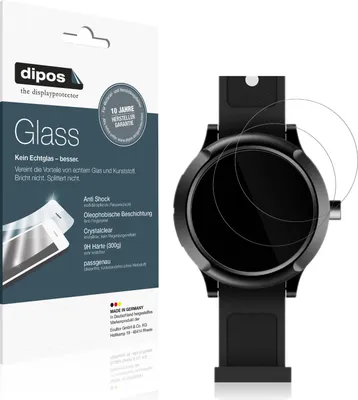 Produktbild von 2x Schutzfolie für mijnSOS MS5x - Anti-Shock 9H Folie dipos Glass Kunststoffglas