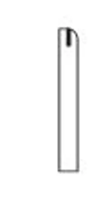 Produktbild von Standardgraph Holzlineal mit Stahleinlage 40 cm, aus Buchenholz, unlackiert