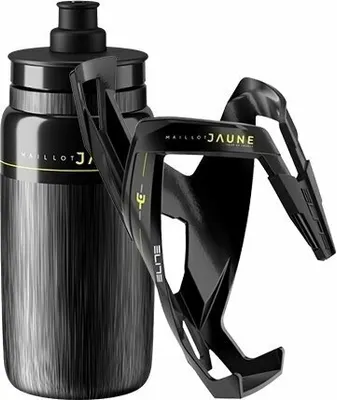 Obrázok produktu pre Elite Cycling Kit Fly Tex + Custom Race Plus Maillot Jaune Black 550 ml Cyklistická fľaša