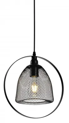 Produktbild von GTV - Pendelleuchte XALIS Deckenleuchte AC220-240V,50/60Hz,1*E27, IP20,DURCHM. 30 CM, einzeln, schwarz