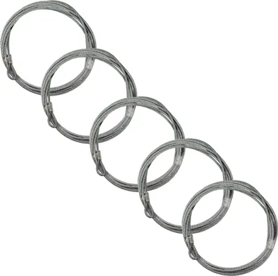Produktbild von Drahtseil mit Öse 5x Edelstahl Stahlseil Edelstahlseil 3 mm