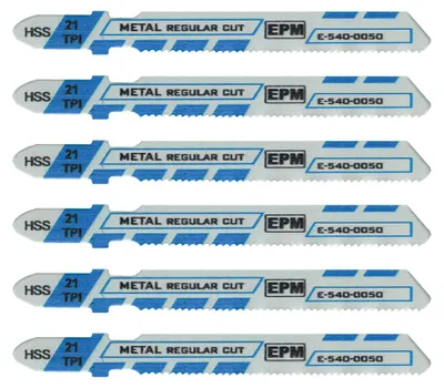 Produktbild von Stichsägeblatt 51Mm 21Tpi Metall T118A 5 Stk - E-540-0050