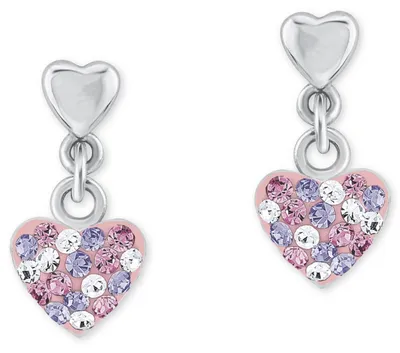 Produktbild von Prinzessin Lillifee Mädchen Ohrringe Herz aus Sterlingsilber