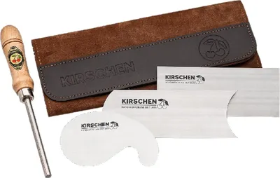 Immagine prodotto di Kirschen Ziehklingen Set (3-tlg., Rechteckige/Konkave/Schwanenhals Ziehklinge)