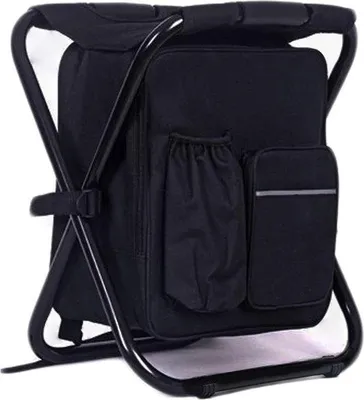 Produktbild von Famanu Kühlrucksack 3-in-1 mit Faltbarem Tragstuhl - für Outdoor, Strand, Angeln, Camping