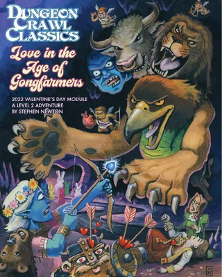 Produktbild von Dungeon Crawl Classics Love in the Age of Gongfarmers - Tabletop-Rollenspiel - ENG Edition