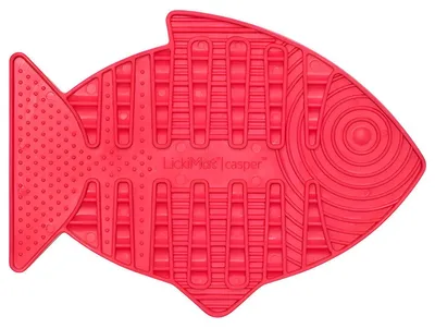 Imagen del producto de LickiMat Casper para gatos, 22 x 16 cm, color: rosa