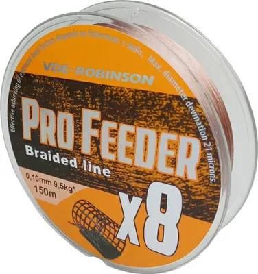 Obrázek produktu pro Robinson Phantom Prime Pro Feeder X8 pletená šňůra (hnědá) 0,08 mm 6,80 kg 150 m