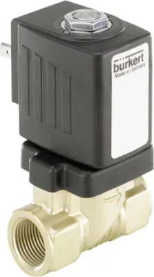 Imagen del producto de Bürkert, válvula solenoide, modelo Fig. 6213, EV, 1 pulgada, 230/50 V, sin conector para dispositivo, 1 unidad.